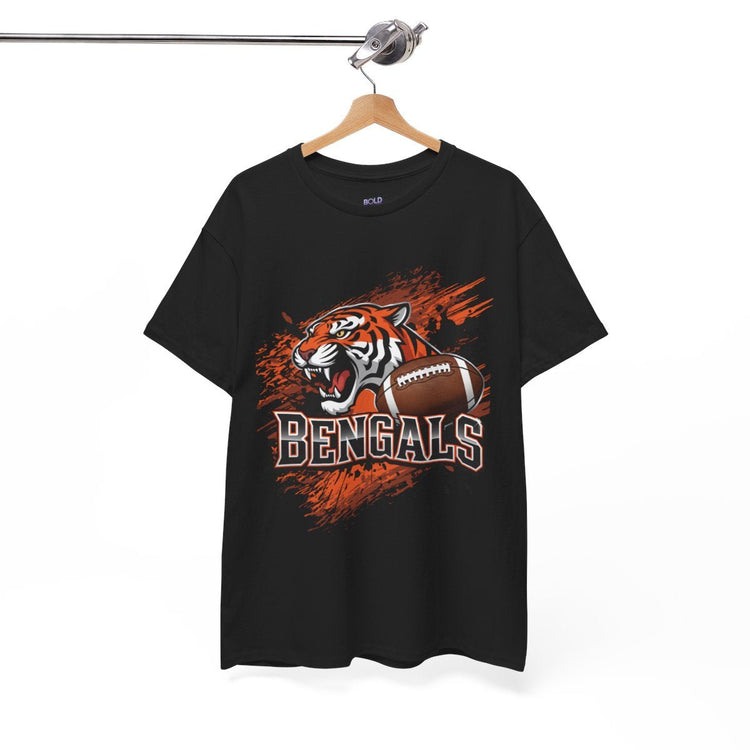 Bengals Football Fierce Tiger Bengal Cincinnati Graphic Shirt - Bold Printed Tees