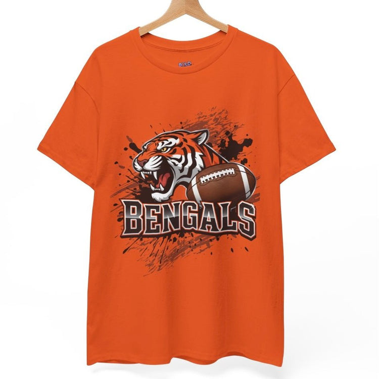 Bengals Football Fierce Tiger Bengal Cincinnati Graphic Shirt - Bold Printed Tees