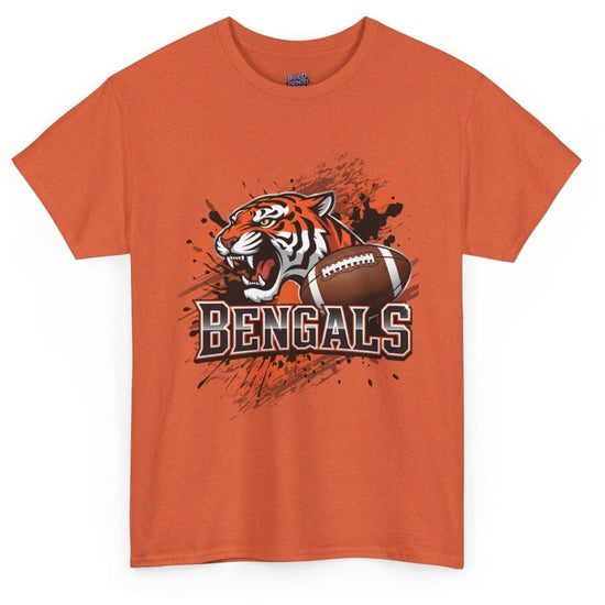 Bengals Football Fierce Tiger Bengal Cincinnati Graphic Shirt - Bold Printed Tees