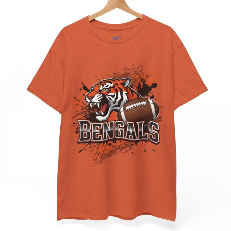 Bengals Football Fierce Tiger Bengal Cincinnati Graphic Shirt - Bold Printed Tees