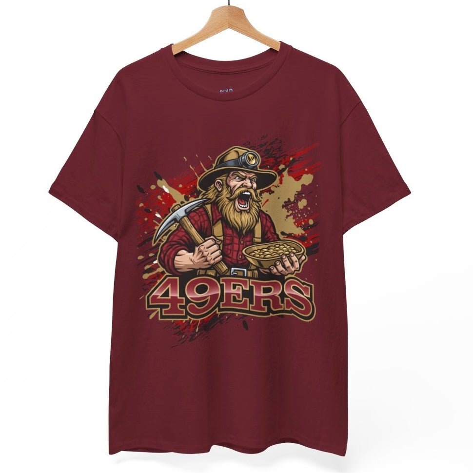 49ers Football Miner San Francisco Graphic T-Shirt - Bold Printed Tees