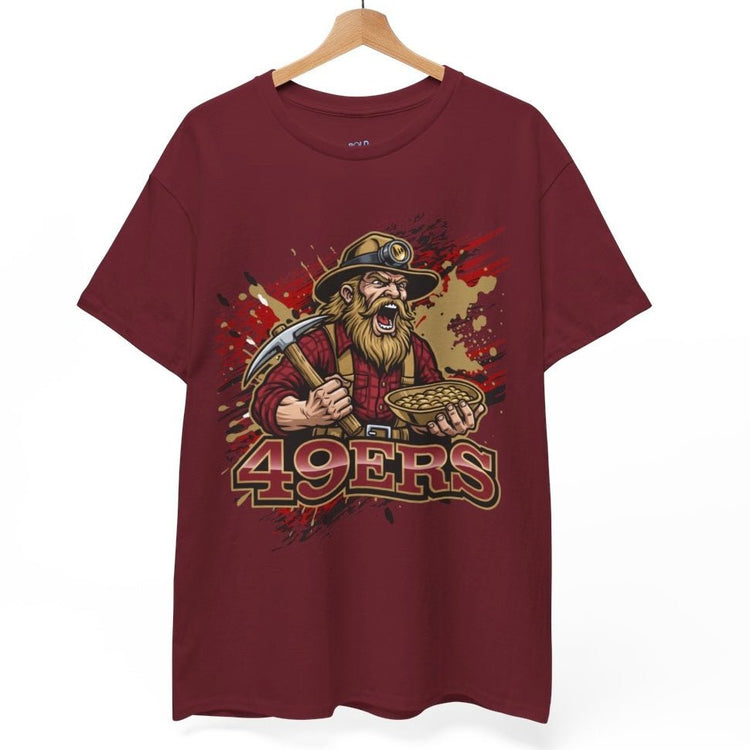 49ers Football Miner San Francisco Graphic T-Shirt - Bold Printed Tees