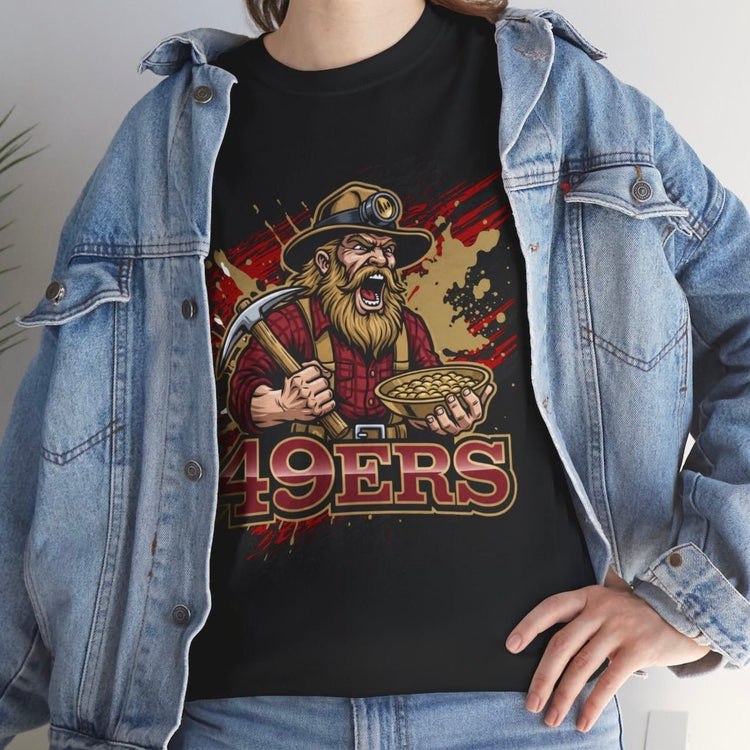 49ers Football Miner San Francisco Graphic T-Shirt - Bold Printed Tees