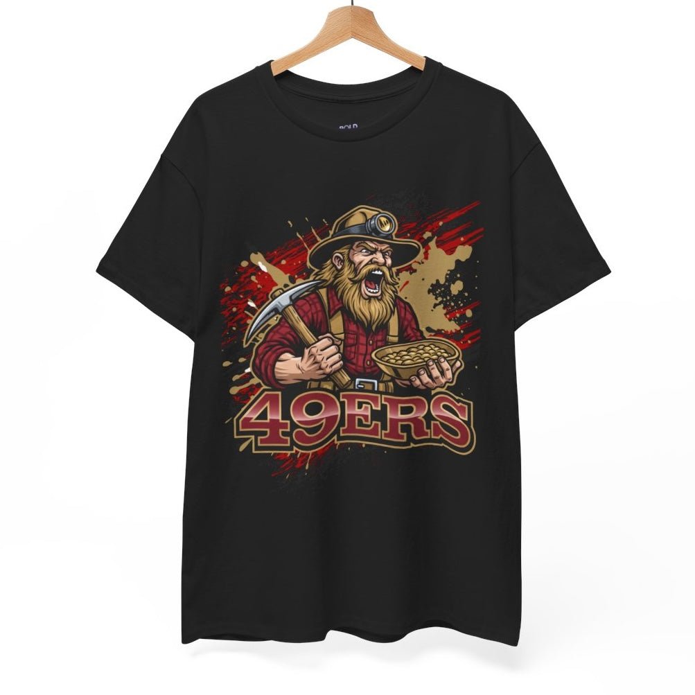 49ers Football Miner San Francisco Graphic T-Shirt - Bold Printed Tees