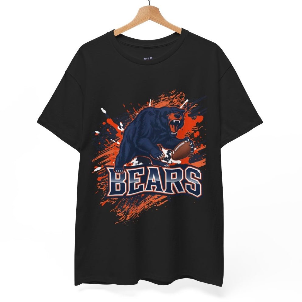 Bears Graphic Football Chicago Graphic T-Shirt - Bold Printed Tees
