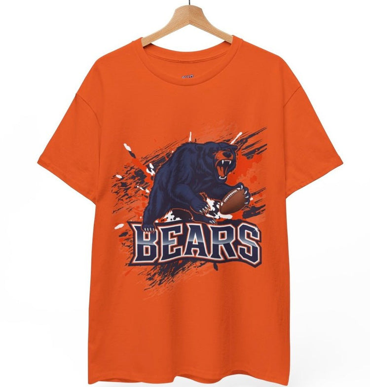 Bears Graphic Football Chicago Graphic T-Shirt - Bold Printed Tees