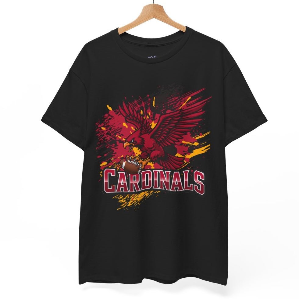 Cardinal Fierce Arizona Football Graphic Shirt - Bold Printed Tees