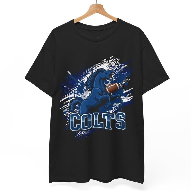 Colts Charging Horse Indy Football Graphic Shirt - Bold Printed Tees