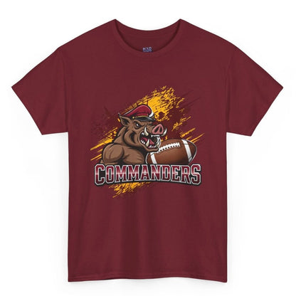 Commanders Football Sport Washington Graphic Shirt - Bold Printed Tees