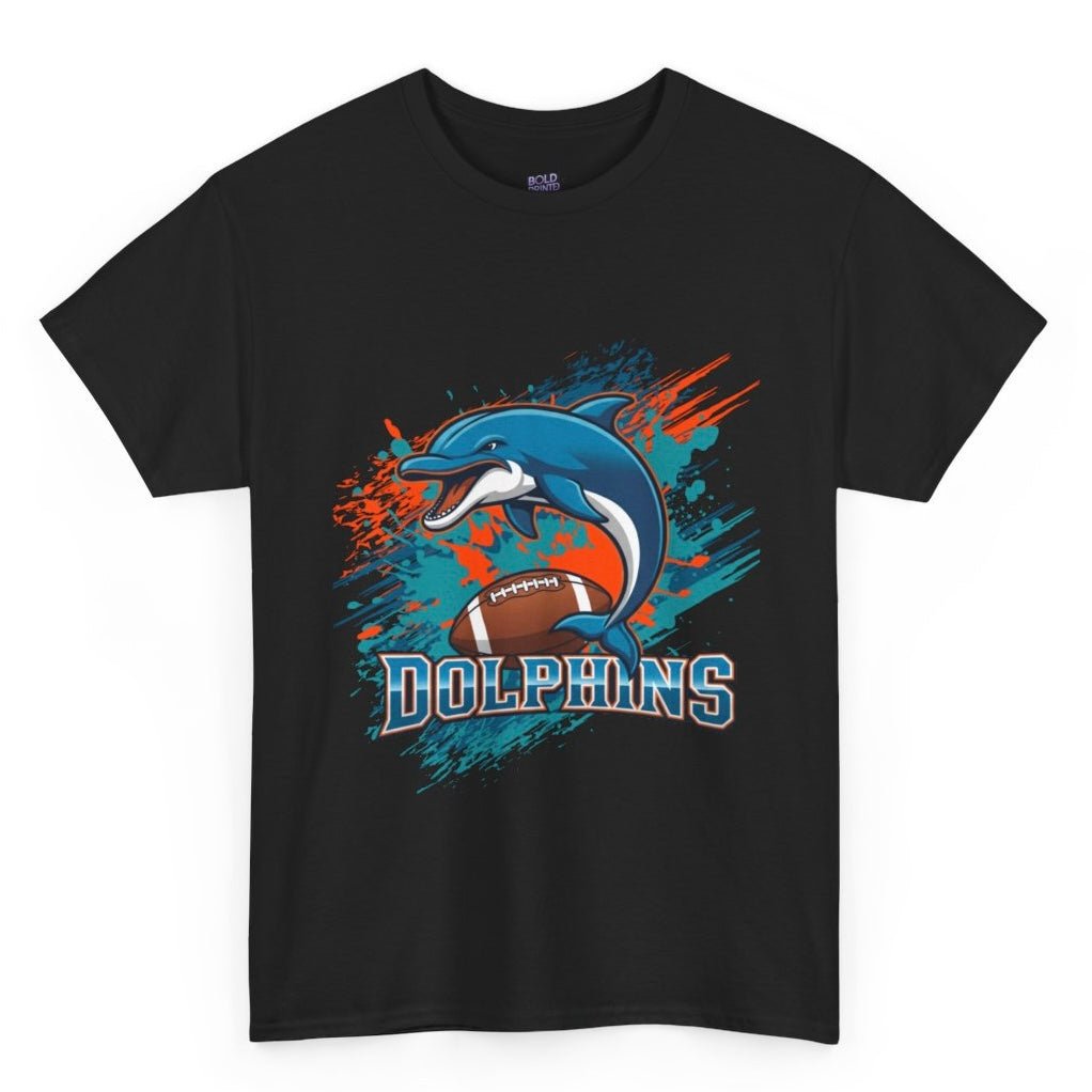 Dolphins Football Miami Gameday Graphic Shirt - Bold Printed Tees