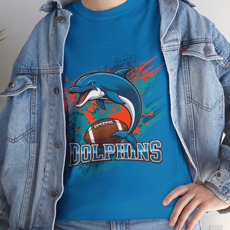 Dolphins Football Miami Gameday Graphic Shirt - Bold Printed Tees