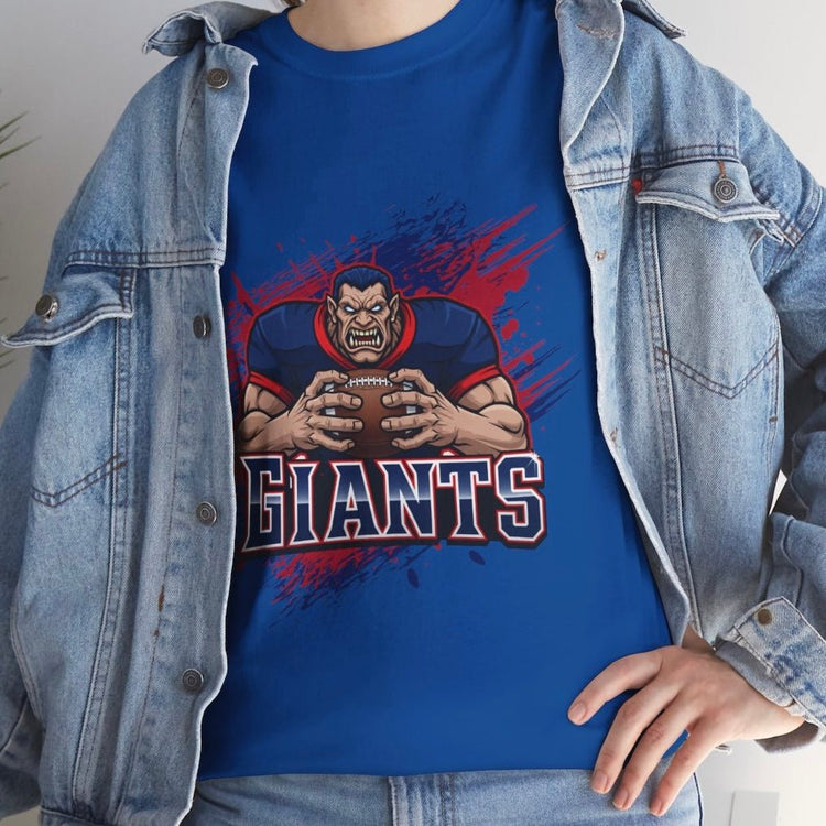 Giants Football Fierce Graphic New York Graphic Shirt - Bold Printed Tees