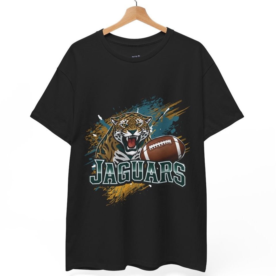 Jaguars Football Bold Jaguar Jacksonville Graphic Shirt - Bold Printed Tees
