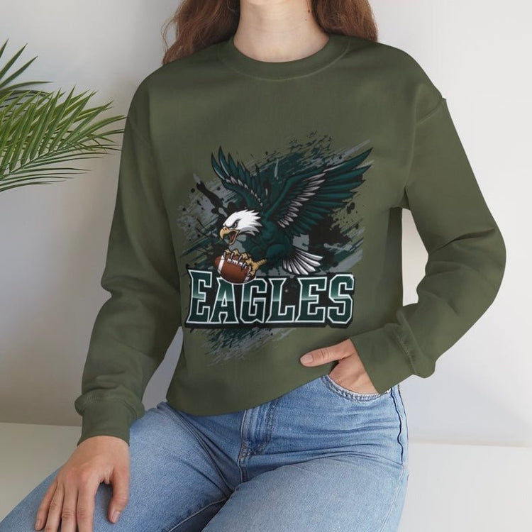 Eagle Gameday Philly Graphic Crewneck Sweatshirt - Bold Printed Tees
