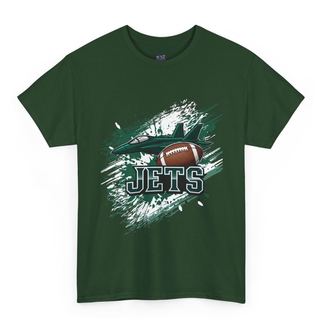 Jets Design New York Football Gameday Graphic Shirt - Bold Printed Tees