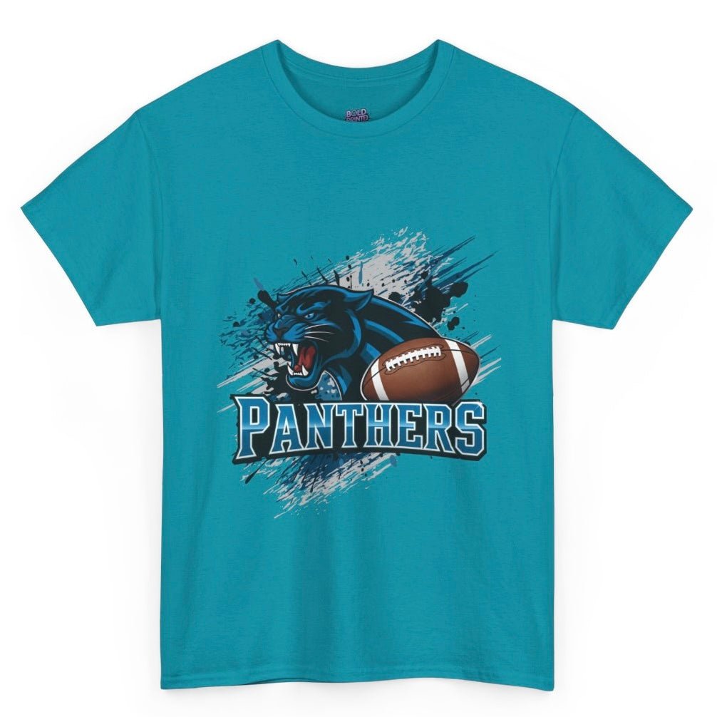 Panthers Football Carolina Graphic Shirt - Bold Printed Tees