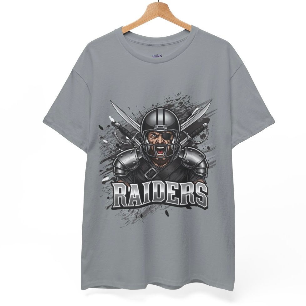 Raiders Football Warrior Las Vegas Graphic Shirt - Bold Printed Tees