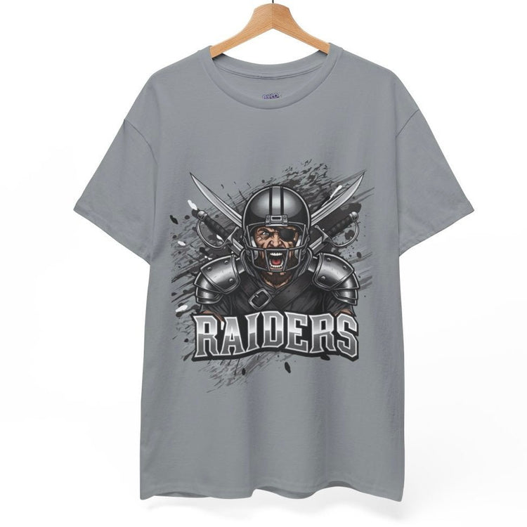 Raiders Football Warrior Las Vegas Graphic Shirt - Bold Printed Tees