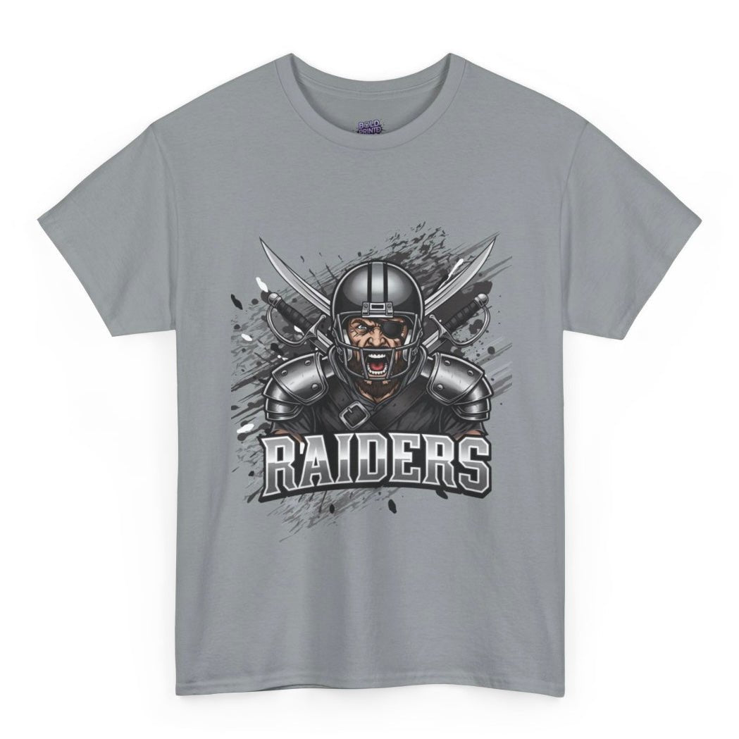 Raiders Football Warrior Las Vegas Graphic Shirt - Bold Printed Tees