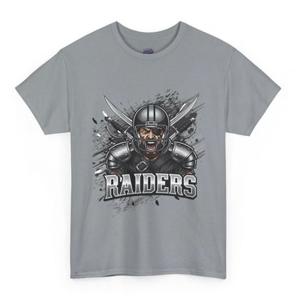 Raiders Football Warrior Las Vegas Graphic Shirt - Bold Printed Tees