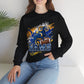 Rams Charging Ram Graphic Football Crewneck Sweatshirt - Bold Printed Tees