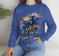 Rams Charging Ram Graphic Football Crewneck Sweatshirt - Bold Printed Tees