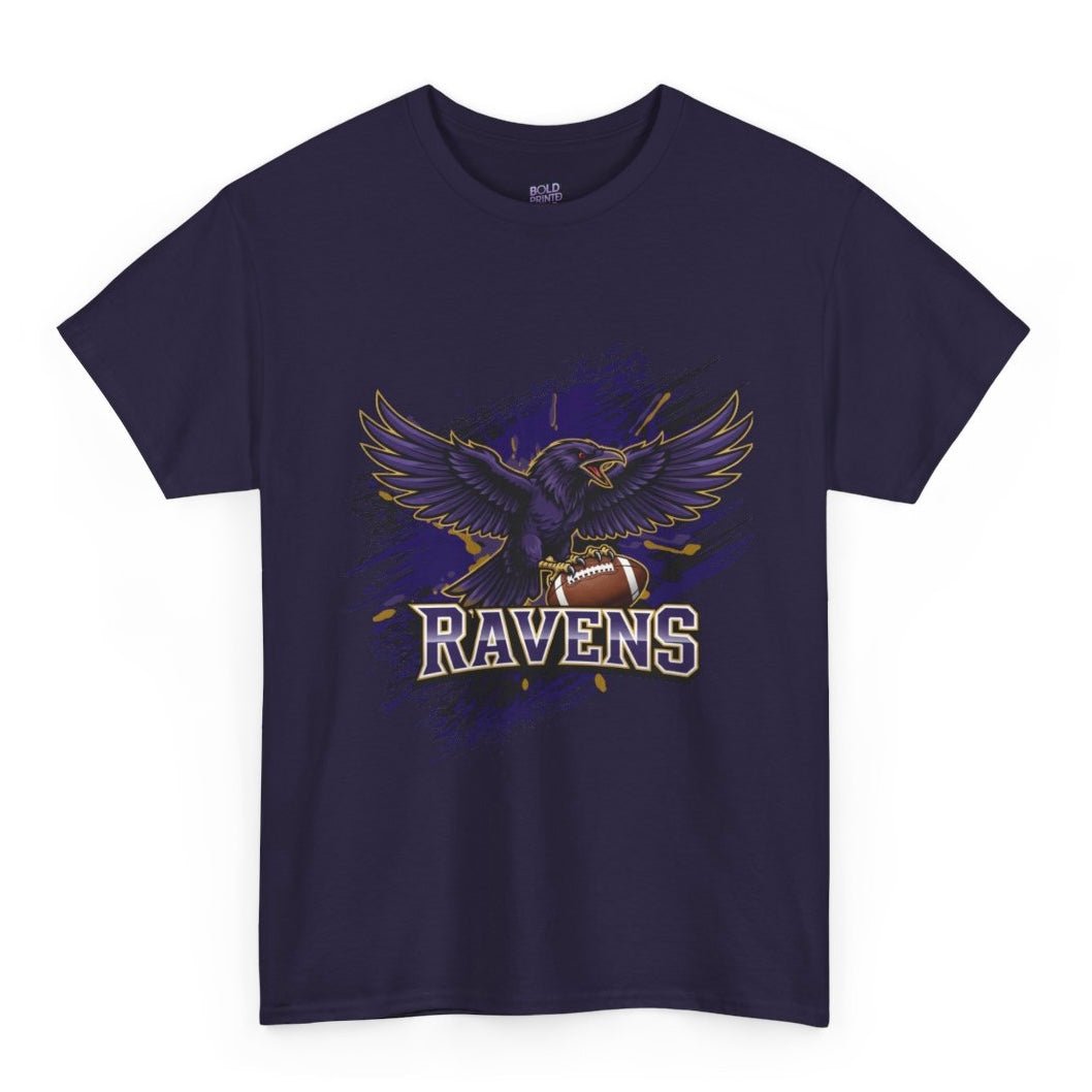 Ravens Football Ravens Bird Baltimore Graphic Shirt - Bold Printed Tees