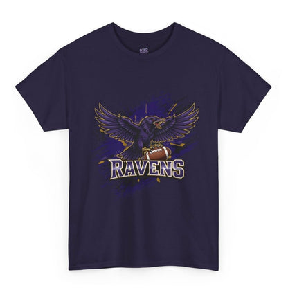 Ravens Football Ravens Bird Baltimore Graphic Shirt - Bold Printed Tees