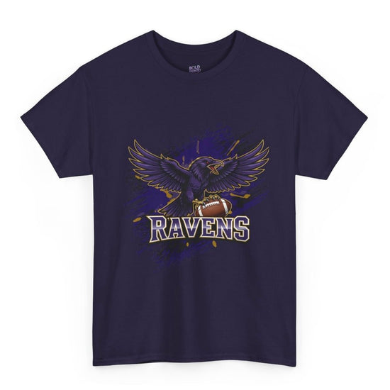 Ravens Football Ravens Bird Baltimore Graphic Shirt - Bold Printed Tees