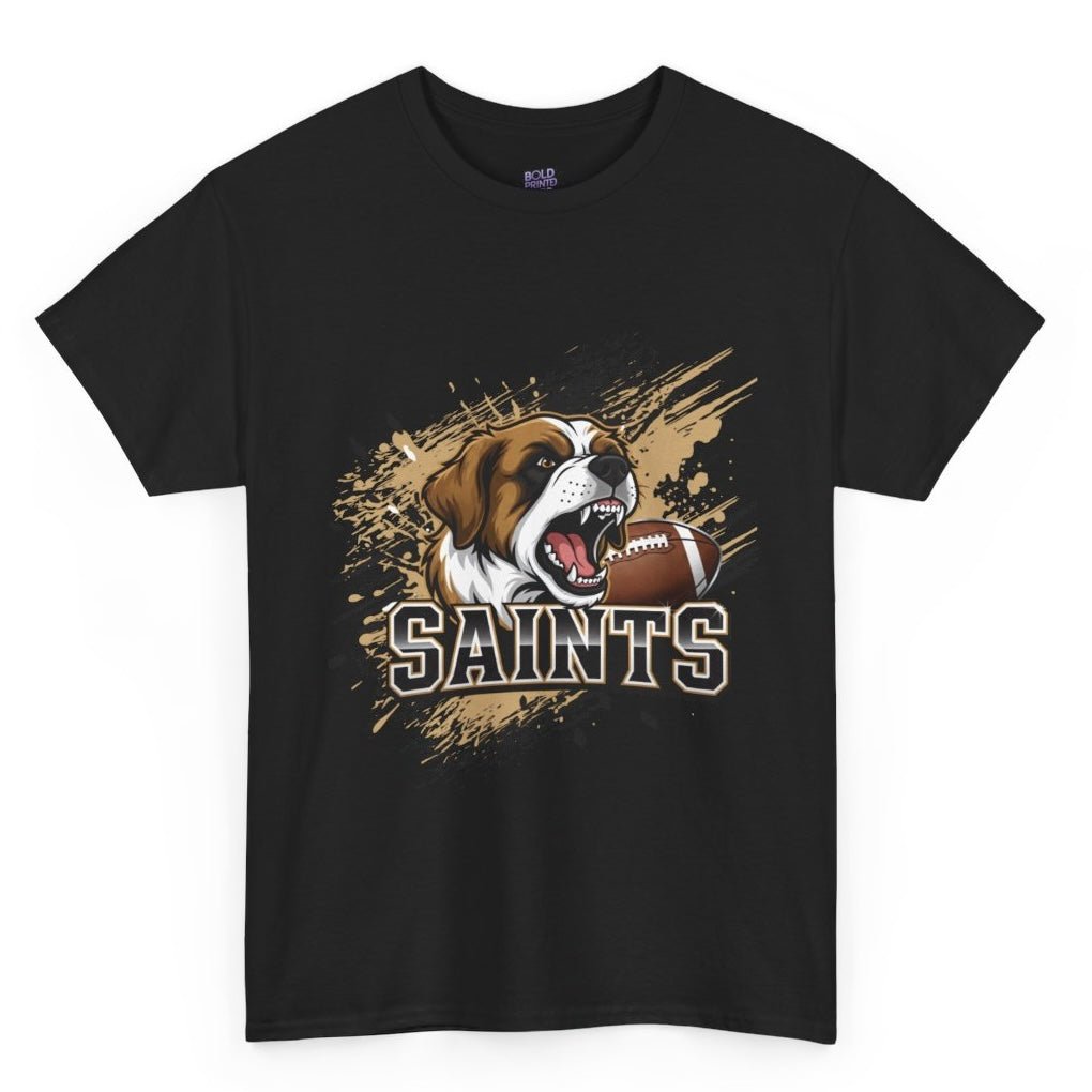 Saints Football Fierce Dog New Orleans Graphic Shirt - Bold Printed Tees