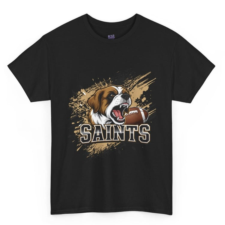 Saints Football Fierce Dog New Orleans Graphic Shirt - Bold Printed Tees