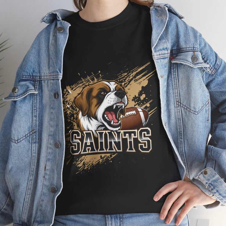 Saints Football Fierce Dog New Orleans Graphic Shirt - Bold Printed Tees