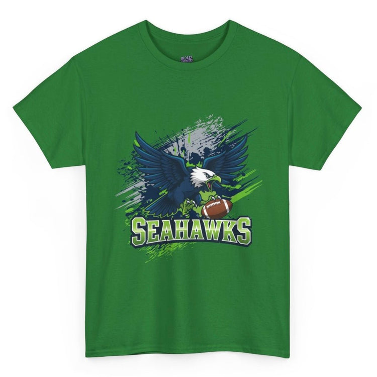 Seahawks Fierce Hawk Seattle Football Shirt - Bold Printed Tees