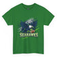 Seahawks Fierce Hawk Seattle Football Shirt - Bold Printed Tees