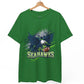 Seahawks Fierce Hawk Seattle Football Shirt - Bold Printed Tees
