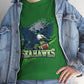 Seahawks Fierce Hawk Seattle Football Shirt - Bold Printed Tees