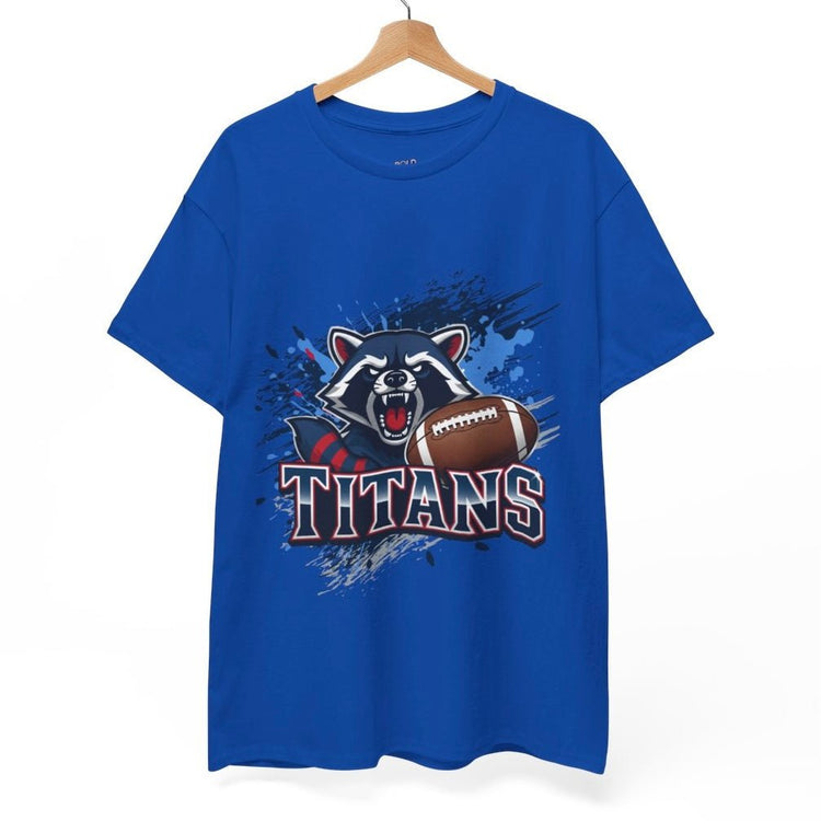 Titans Football Raccoon Tennessee Graphic Shirt - Bold Printed Tees