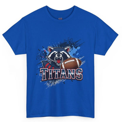 Titans Football Raccoon Tennessee Graphic Shirt - Bold Printed Tees