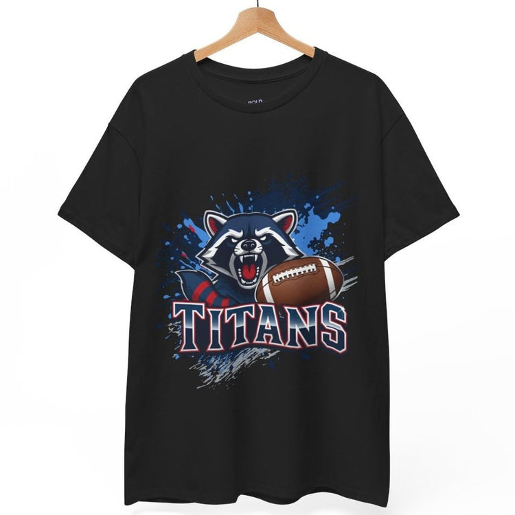 Titans Football Raccoon Tennessee Graphic Shirt - Bold Printed Tees