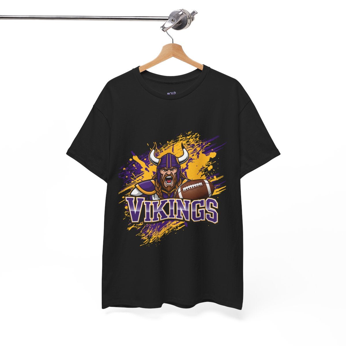 Vikings Football Viking Design Minnesota Football Shirt - Bold Printed Tees