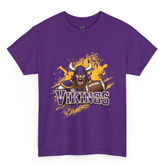 Vikings Football Viking Design Minnesota Football Shirt - Bold Printed Tees