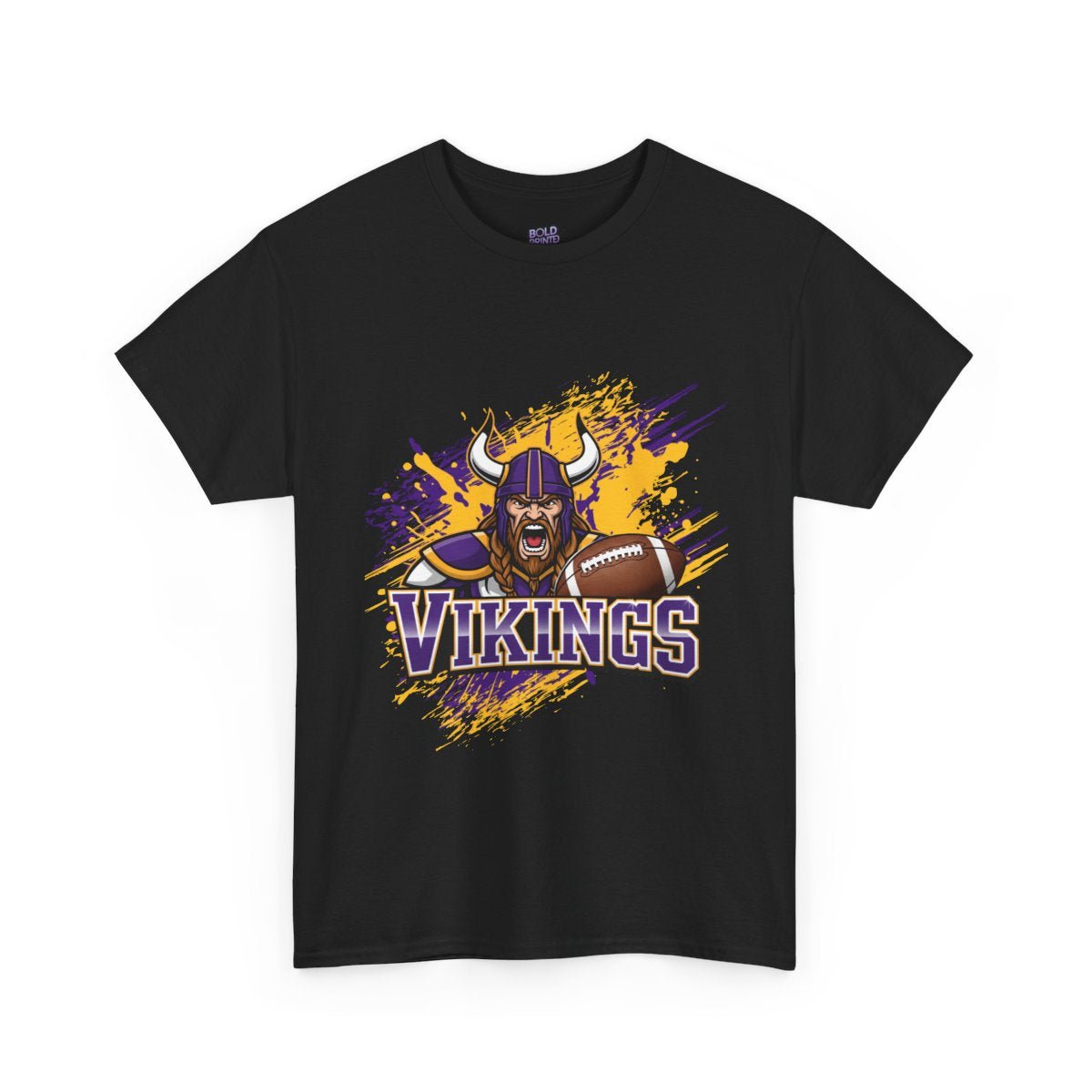Vikings Football Viking Design Minnesota Football Shirt - Bold Printed Tees