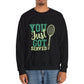 You Just Got Served Funny Tennis Crewneck Sweatshirt - Bold Printed Tees