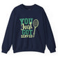 You Just Got Served Funny Tennis Crewneck Sweatshirt - Bold Printed Tees