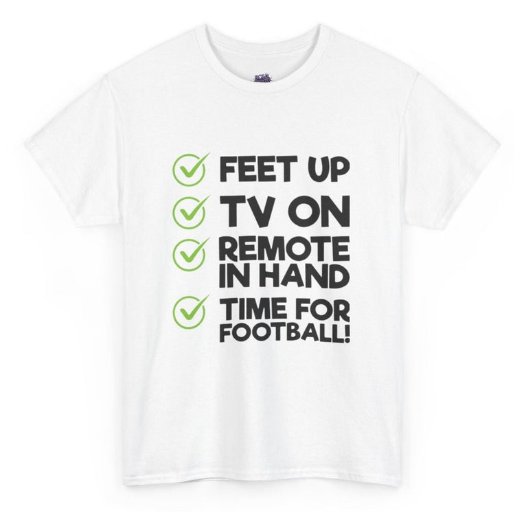 Time for Football Gameday Checklist T-Shirt - Bold Printed Tees