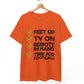Time for Football Gameday Checklist T-Shirt - Bold Printed Tees