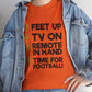 Time for Football Gameday Checklist T-Shirt - Bold Printed Tees