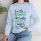 I’m the Reason Santa Has a Naughty List Crewneck Sweatshirt - Bold Printed Tees