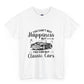 You Can’t Buy Happiness But You Can Buy Classic Cars T-Shirt - Bold Printed Tees
