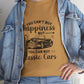 You Can’t Buy Happiness But You Can Buy Classic Cars T-Shirt - Bold Printed Tees